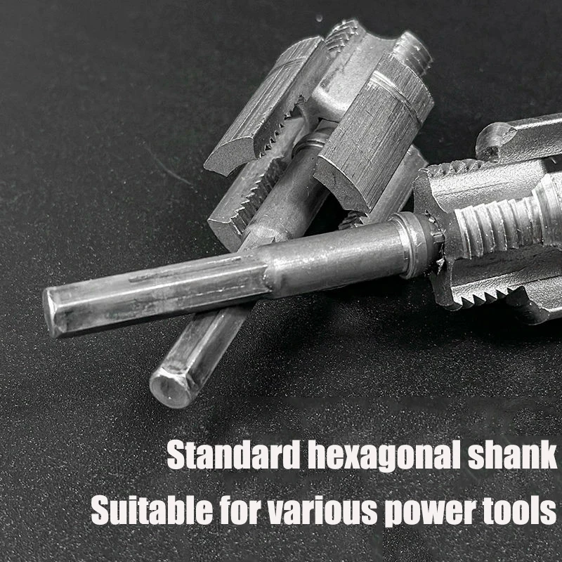 Integriertes Innen- und Außengewinde-Rohr-Gewindewerkzeug für 1/2-Zoll-PPR-Rohre, mit Gewindebohrern und Matrizen zum Schneiden von Gewinden. Image