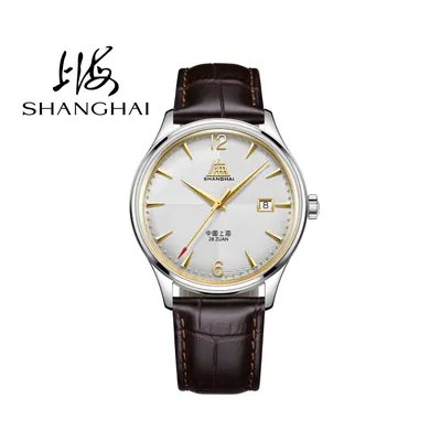Shanghai Men's Watch 70th Anniversary Tribute Collection Automatic Mechanical Watch Calendar Sapphire Luxury Waterproof Watch