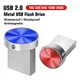 Mini clé USB 2.0 en métal, 128 go, haute vitesse, 64 go, étanche, 32 go, rouge, bleu, argent, 16 go, 8 go