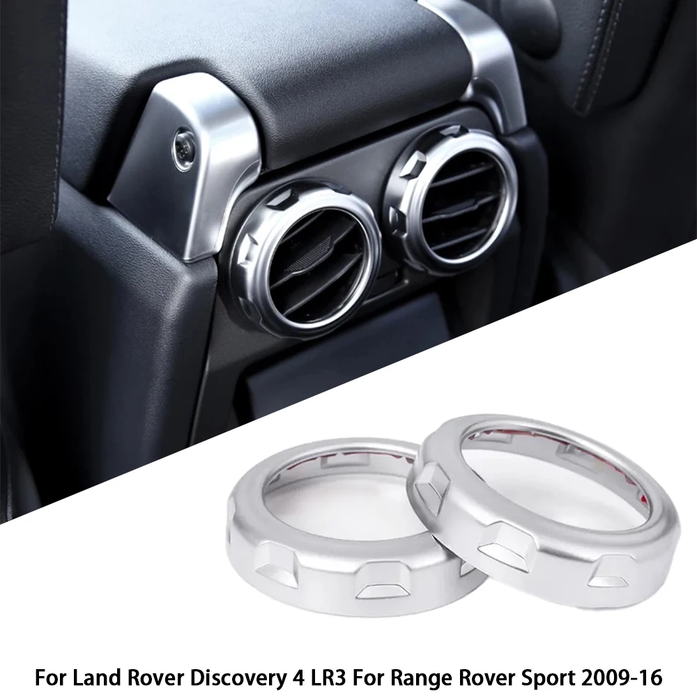Für Land Rover Discovery 4 LR3 Für Range Rover Sport 2009-16 Konsolen-Armlehnenbox Hintere Klimaanlagen-Auslassöffnung Lüftungsring-Abdeckung Image