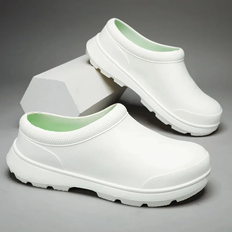 Männer Frauen EVA Chef Schuhe Rutschfeste Wasserdichte Krankenschwester Schuhe Öl-Proof Schuhe Bequeme Arbeiter Schuhe Hochwertige Outdoor wasser