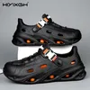 Herren Outdoor Sandalen Sport Hausschuhe Strand Rutschen Atmungsaktive rutschfeste Clogs Männer Casual Garten Schuhe Wandern Männer Outdoor Sandalen