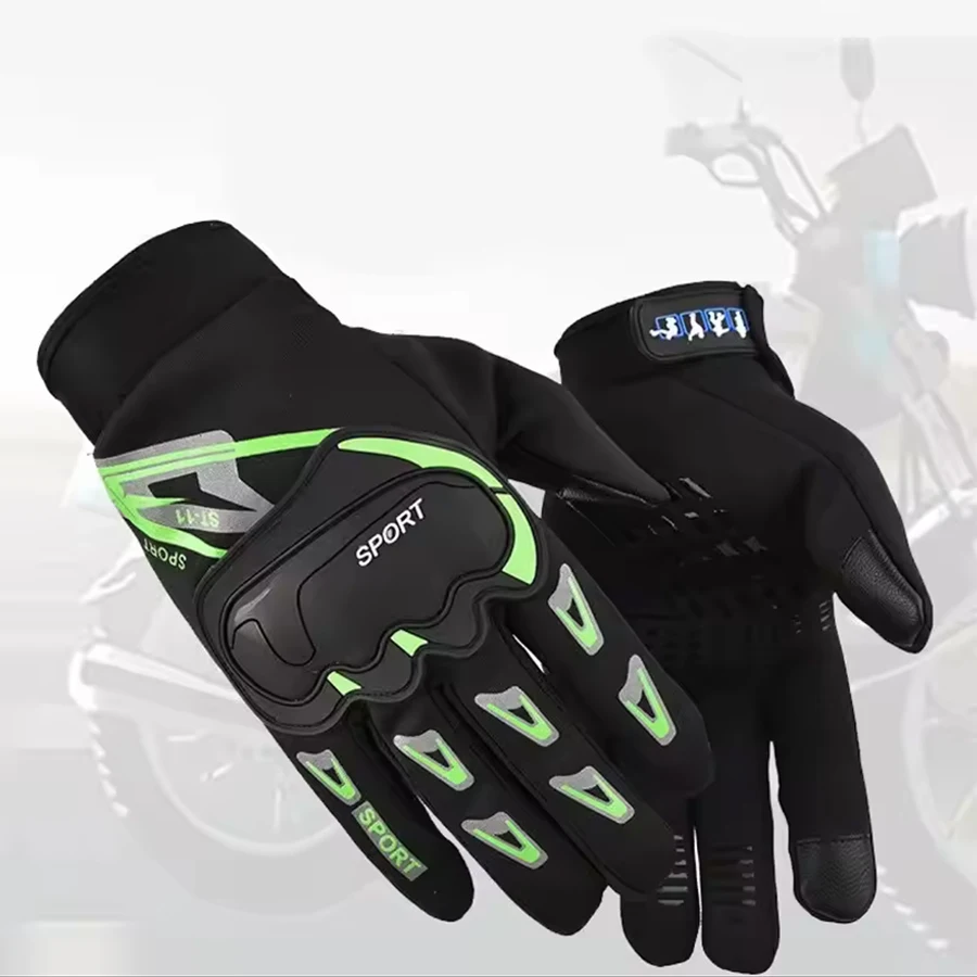 Motorrad Handschuhe Sommer Mesh Atmungsaktive Moto Handschuhe Männer Frauen Touchscreen Motocross Handschuhe Image