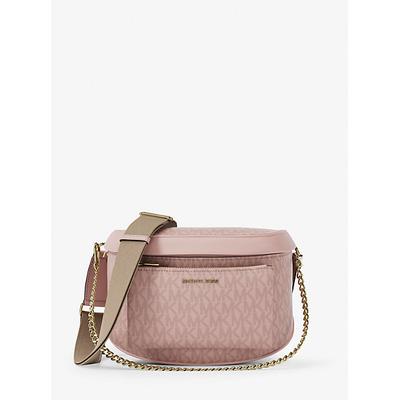 Michael Kors Slater Medium Signature Logo Sling Pack Pink One Size