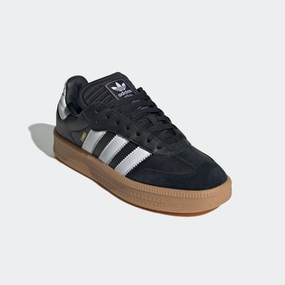 Sneaker ADIDAS ORIGINALS "SAMBA XLG", Gr. 39, schwarz-weiß (core schwarz, cloud weiß, gum 3), Leder, Textil, sportlich, Schuhe Image