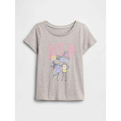 Gap Grey Graphic Short Sleeve T-Shirt (6mths-5yrs)