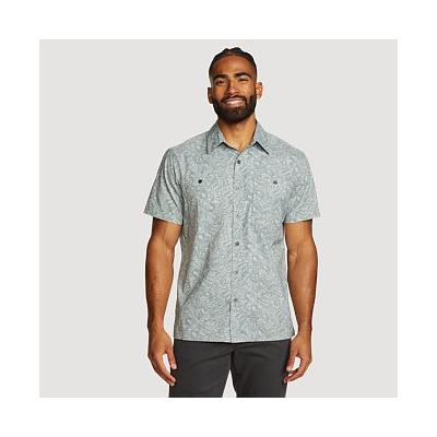 Eddie Bauer Men's Rainier 3.0 Shirt - Print - Light Gray - Size L