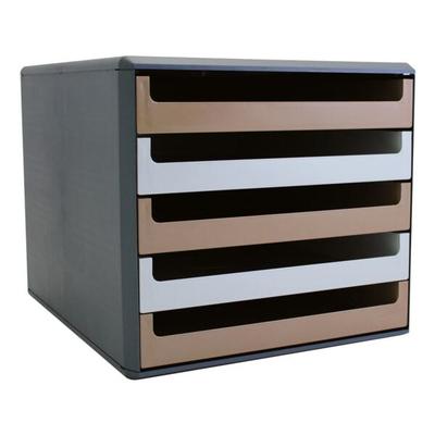 M und M Schubladenbox »Modern Office« grau, 28.5x26x35.7 cm Image
