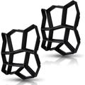 Vingo - swanew 2 pezzi Stampi per cemento 43x43x4cm, lastre di pavimentazione, fattoria, giardino,