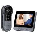 Campanello senza fili da esterno impermeabile 1080P con telecamera e schermo IPS da 4,3 pollici,