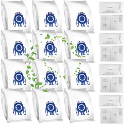 12 Staubbeutel, 4 Motorschutzfilter und 4 Abluftfilter für Miele Staubsauger gn 3D Classic C1 Image