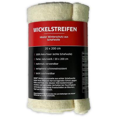NOOR Wickelstreifen aus Schafwolle naturweiß Image