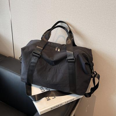 TEMU Large Capacity Solid Color Gym Bag, Men's Sports Backpack For Short Trips, Yoga, Swimming, And Travel Luggage Image