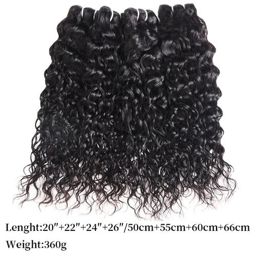 TEMU Lot de 4 Paquets de Cheveux Humains Ondulés - Extensions de Cheveux à 100% avec Double Renforcée, Confortables et Durables pour Toutes les Femmes, Naturel, Parfaites pour le Coiffage et le Volume