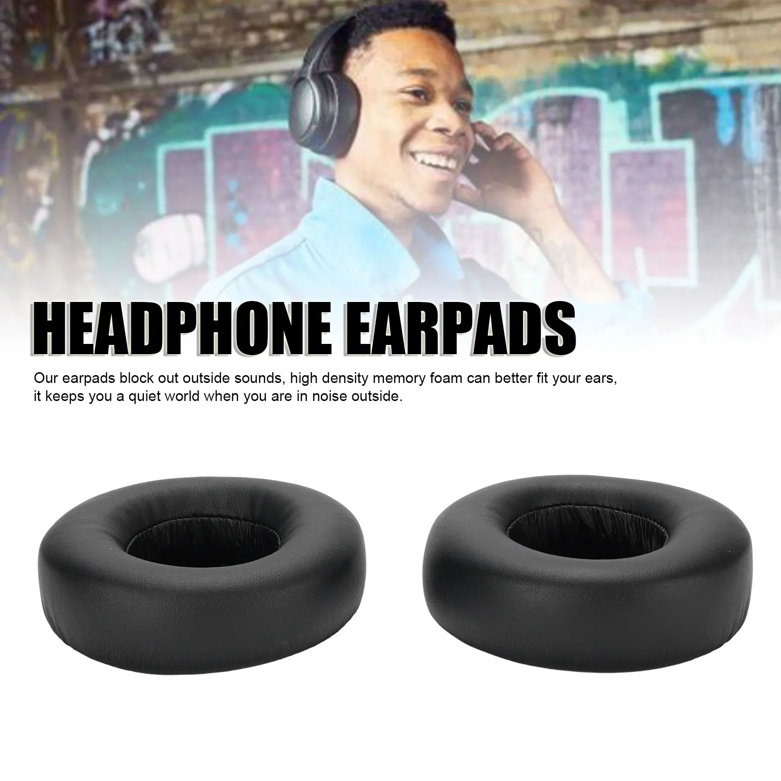 Schwämme Ohrpolster Ohrpolster für Panasonic RB-M300B RB-M500BE-K Headsets Ohrmuschel Verbesserte Hören Bequeme Ohrpolster Image