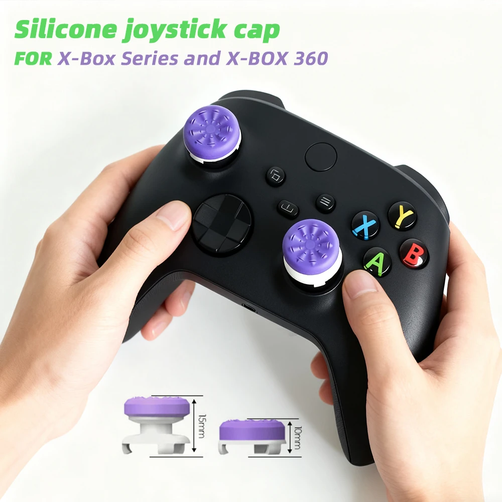 NEW 2pcs xbox series s Performance Thumb Grip Caps Silicone Analog Stick Caps Cover for Xbox Series S Controller Silicone Cap