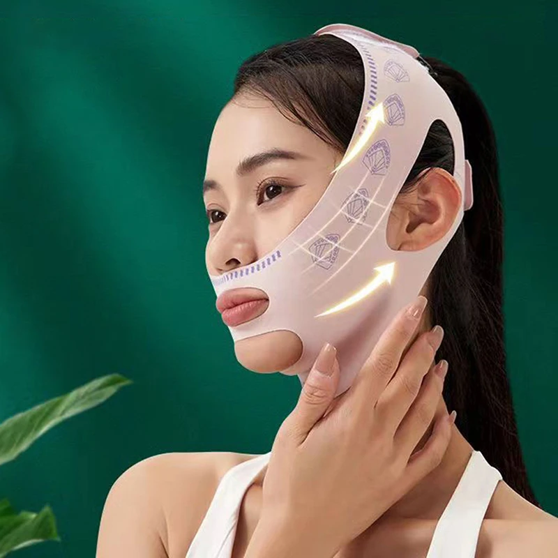 Women Chin Cheek Slimming Bandage V Shaper V Line Lifting Mask Face Lifting Anti Wrinkle Strap Band Sleeping Mask Beauty Health