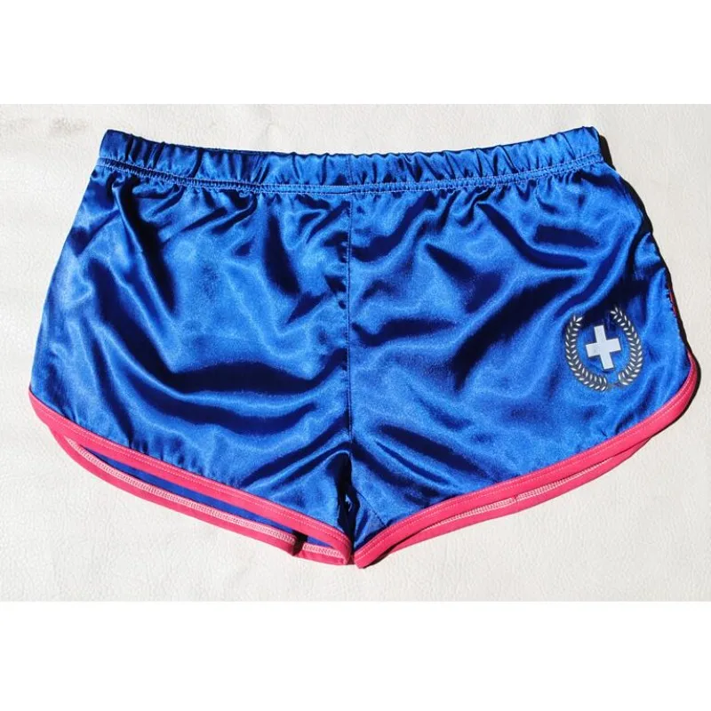 Bequeme Heimhose aus Seide für die Heimsimulation, Herren-Shorts, Heimhose, Fitness-Boxershorts, Pyjamahose D6201 Image