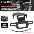 Support de plaque d'immatriculation pliable pour moto Tiger Sport 660 800, cadre arrière bien rangé, éliminateur de garde-boue arrière, support de plaque d'immatriculation CNC