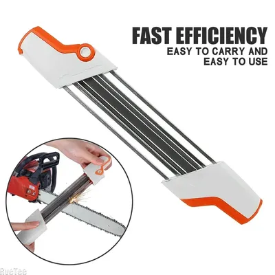 4,8 mm 2 IN 1 Easy Chainsaw File Chain Sharpener Whetstone Kits für Stihl