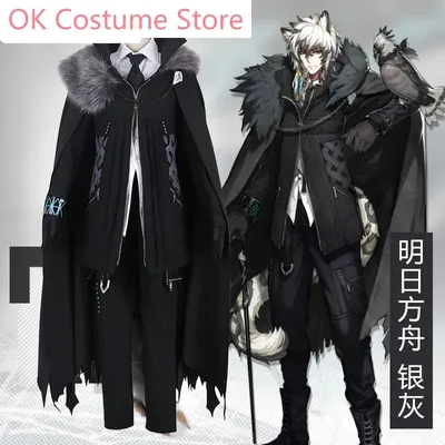 Anime Arknights SilverAsh RHODES ISLAND Spiel Anzug Wunderschöne Uniform Cosplay Kostüm Party Outfit Image