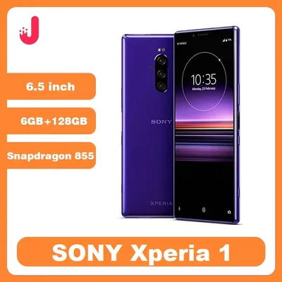 Sony Original Unlocked Xperia 1 J8110/J9110 Android Phone 4G LTE 6.5 Inch 6GB RAM 128GB Storage Japanese Version Fingerprint NFC