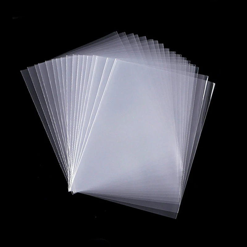 100 Stück/Packung, 65 x 90 mm, Kartenhüllen, Kartenschutz, perfekte Größe für Fußballkarten, Sportkarten, MTG-Kartensammlung, Kartenaufbewahrung Image
