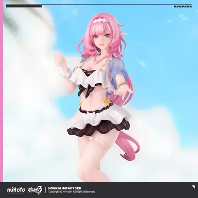 miHoYo Offizielle Elysia-Figur Honkai Impact 3 Elysia 1/8 Anime-Ornament Summer Goblin Miss Cartoon-Zubehör Cosplay Weihnachtsgeschenke Image