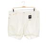 Levis Damen Shorts, Gr. 18, weiß, Elasthan, Baumwolle, Synthetik