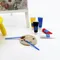 1/12 Mini tubo di pigmento per casa delle bambole tavolozza di pennelli modello casa delle bambole sala da disegno forniture d