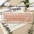 QMK65 Tastiera meccanica wireless 65% VIA Guarnizione di supporto RGB sostituibile a caldo full-key