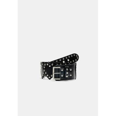 Stradivarius Wide heart belt Black 34