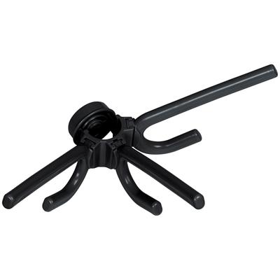 Kleiderhaken WENKO "Herkules", schwarz, B:29cm H:12,5cm L:15cm, Kunststoff, Haken, ohne Bohren Image