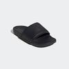 Badesandale ADIDAS SPORTSWEAR "ADILETTE COMFORT BADESCHLAPPEN", Gr. 42, core schwarz, aurora metallic, aurora schwarz, Synthetik, Textil, sportlich, Schuhe