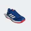Hallenschuh ADIDAS PERFORMANCE, Gr. 48, royal blau, cloud weiß, pure ruby, Textil, Synthetik, sportlich, Schuhe