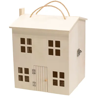 Haus aus Holz, 24 x 29 cm Image