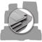 Tappetini grigi per auto: Toyota Land Cruiser J200 FL fuoristrada (2015-)