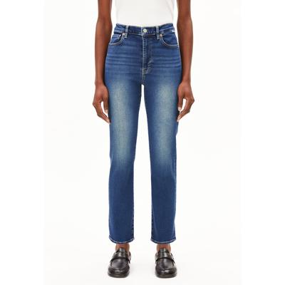 LEJAANI - Frauen Slim Fit Jeans - blau (Größe: 33/32) Image