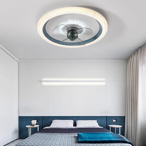 50 cm LED-Deckenventilator Licht Deckenventilator Metall lackiert moderne 220-240V Image