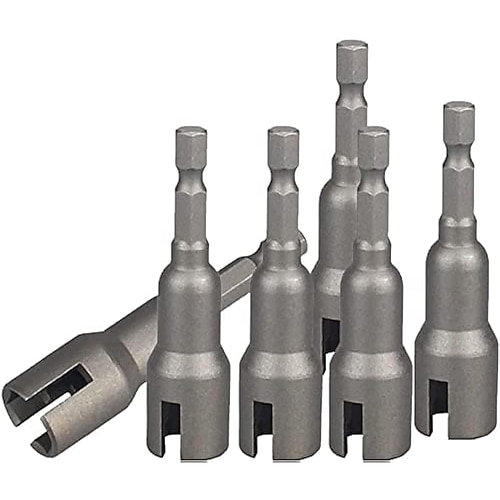 Flügelmuttern-Bohrer-Set, Hurricane-Flügelmuttern-Schraubendreher, Power-Flügelmuttern-Schraubendreher, Steckschlüssel-Werkzeug-Set, 1/4-Zoll-Sechskantschaft, Stahlbohrer, Bits für Plattenmuttern, Image