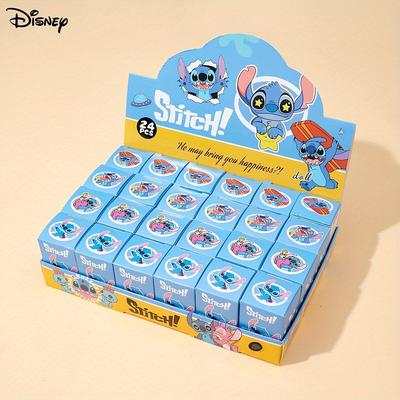 TEMU 24pcs Mystery Cartoon Theme Mystery Box Keychain Set - Stitch, Fun Party Gift, Surprise Present, Ideal Gift For Fans, Valentine's Day, Christmas, And Birthday