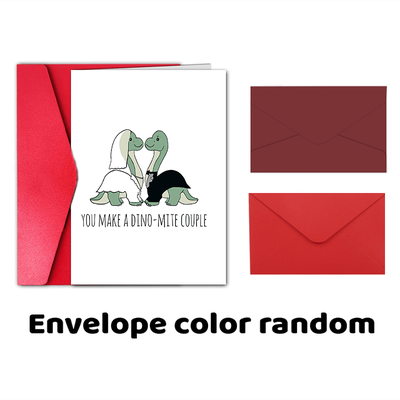 TEMU 1pc, Wedding Card, Engagement Card, Cute Wedding Card, Congratulations Wedding Card, Card For Wedding