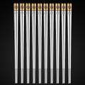 10 paia di bacchette riutilizzabili, bacchette in acciaio inossidabile 316L riutilizzabili, bacchette quadrate multicolori antiscivolo, set regalo di bacchette cinesi con motivi di incisione laser.