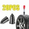 20pc Vakuum Reifen Reparatur set Nagel Kit Räder Auto Motorrad Roller Gummi Tubeless Reifen Reparatur werkzeug Kleber frei Reparatur Reifen Nagel