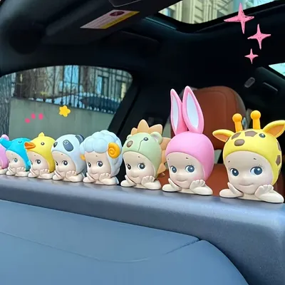 Random 1PC S Angels Blind Box Looking Back Series Mobile Phone Decoration Anime Peripheral Toys Gift Phone Screen Doll Ornaments