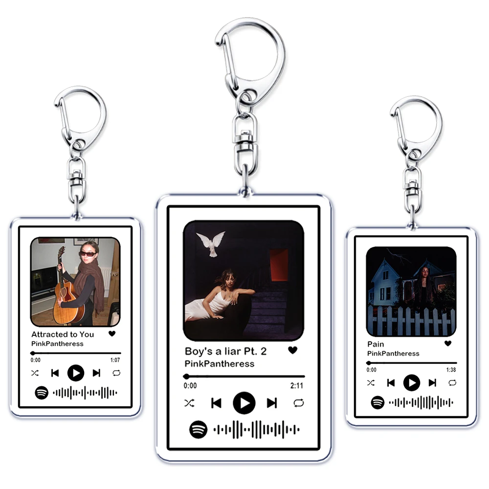 Beliebte Schlüsselanhänger mit rosa Pantheress-Ledern für Damen, Accessoires, Tasche, Jungen, A-Lügner, Pt 2, Musik, Schlüsselanhänger, Schmuck, Fans, Freund, Geschenke Image