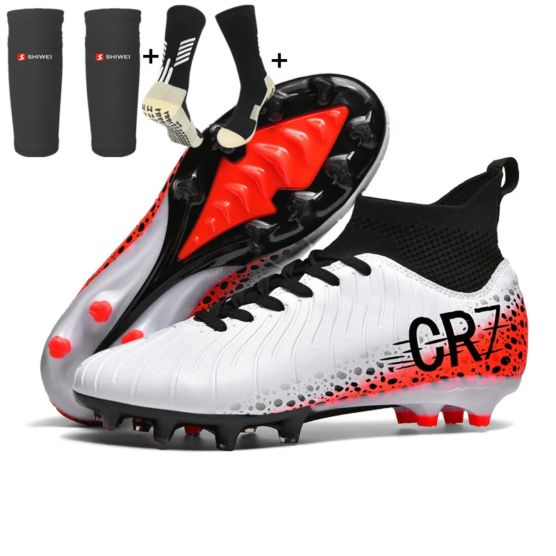 Männer AG/TF Fußball Stiefel Futsal Professionelle Unisex Kinder Fußball Schuhe Gras Training Outdoor Jungen Fußball Schuhe Turnschuhe Image