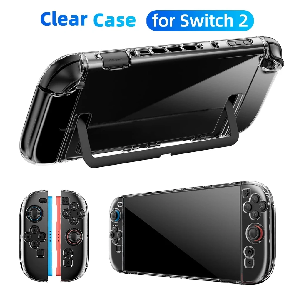 Transparente Schutzhülle für Nintendo Switch 2 Konsole und Joypad, Geteilte Schutzabdeckung für Switch 2 Zubehör Image