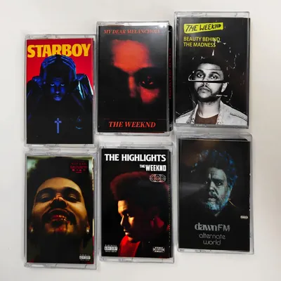 New The Weeknd After Hours Music Tape My Dear Melancholy Album Starboy 6pcs Cassettes Cosplay