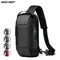 WEIXIER sac à bandoulière pour hommes étanche USB homme sac à bandoulière Anti-vol court voyage messager fronde créateur de mode sac de poitrine